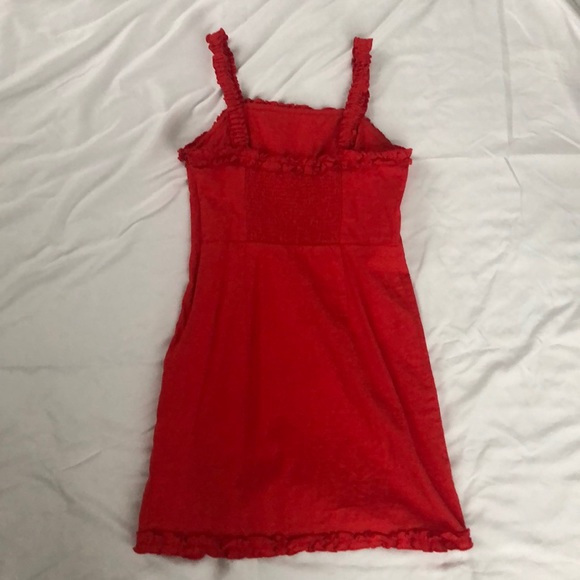 Red ruffle dress - Picture 2 of 4